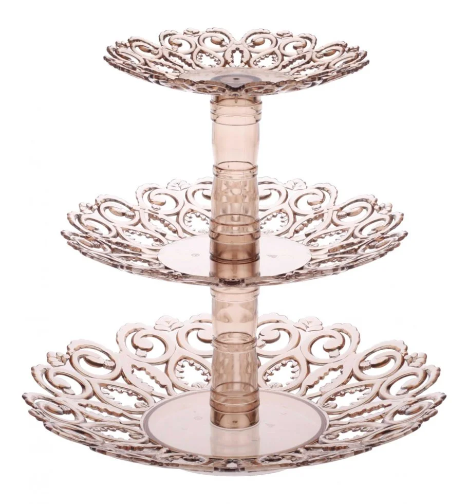 АЛЬТЕРНАТИВА Ваза для фруктов Мелодия М 6620 тонированный