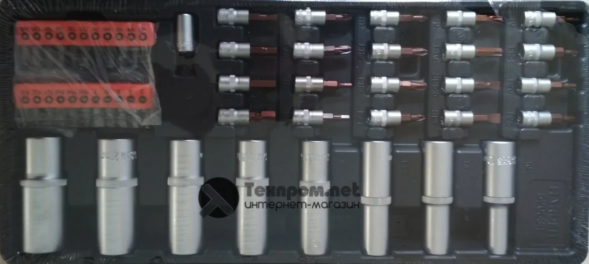 HARDEN Набор головок 1/2 и бит 1/4 51пр. 520634