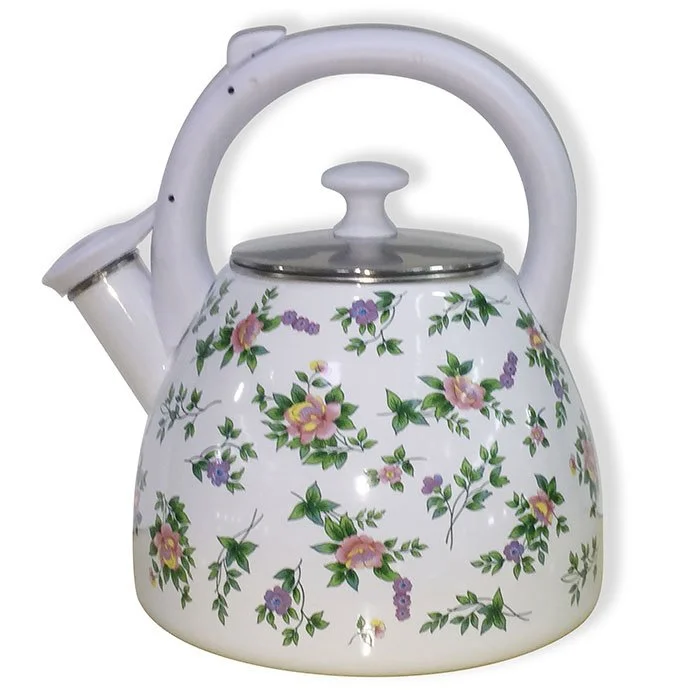 METALLONI Эмалированный чайник 3,0 л. Розмари EM 30001 /56