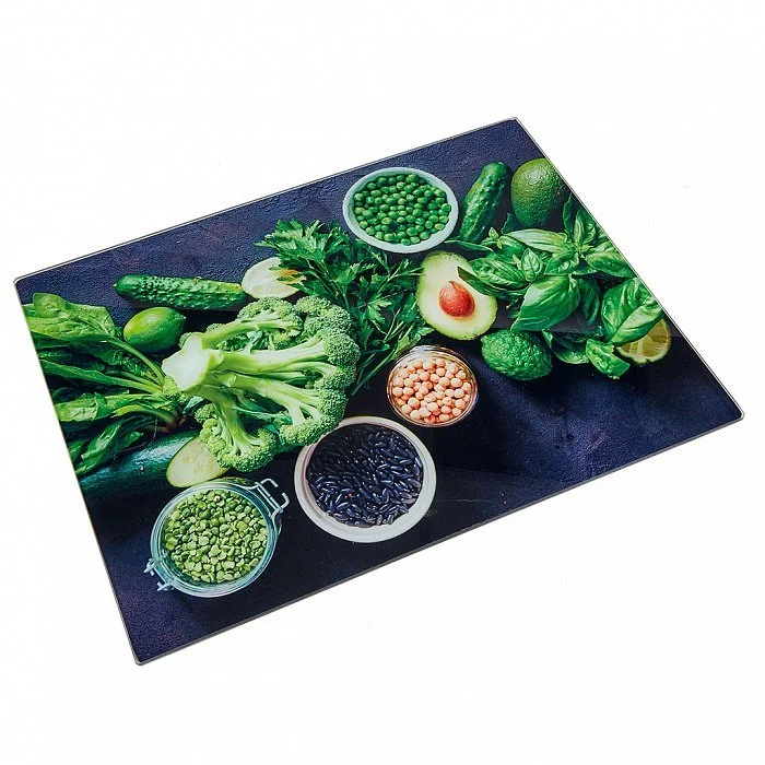 ALPENKOK Доска разделочная 30х40 см Салатный микс AK 9029