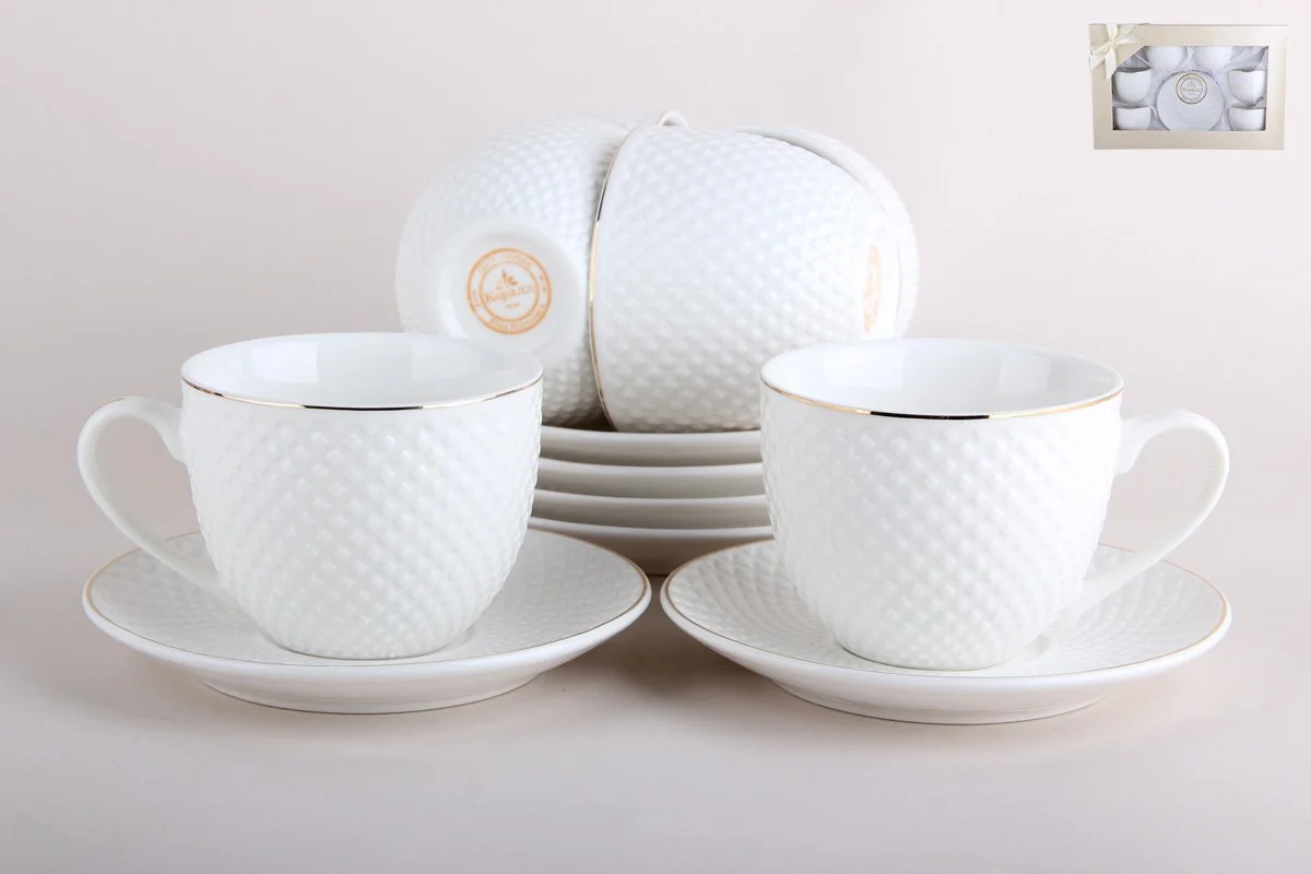 КОРАЛЛ Набор чайный 12пр.Даймонд TC69E-12G