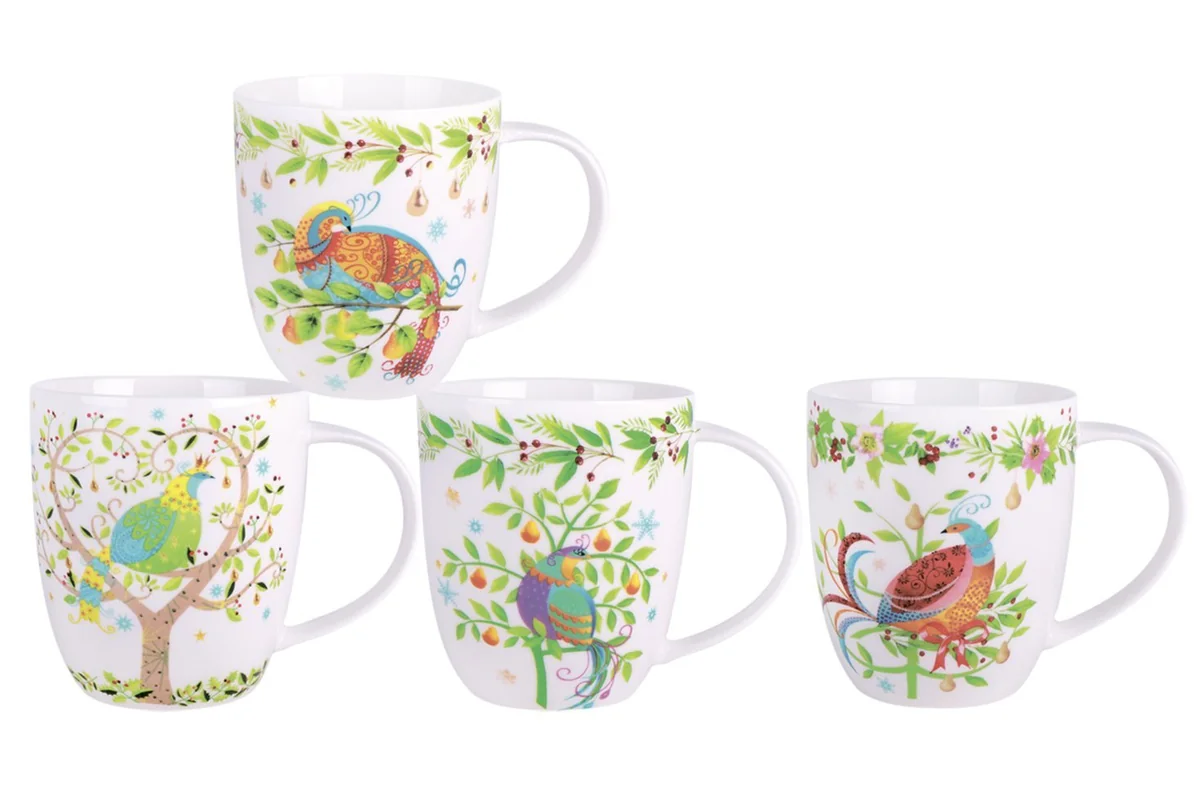 КОРАЛЛ Кружка 420мл. Райские птички BD-M450-928