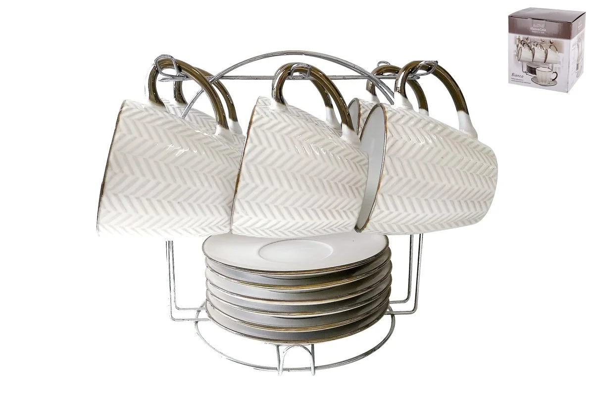 КОРАЛЛ Набор чайный 12 пр. Bianco ST1453