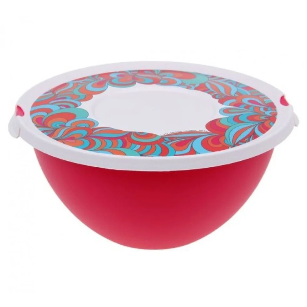 ПОЛИМЕРБЫТ Миска 4,0 л Домашний 4335766 микс