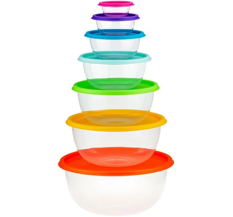 М-ПЛАСТИКА Набор мисок 7 шт. Радуга М 1310 микс