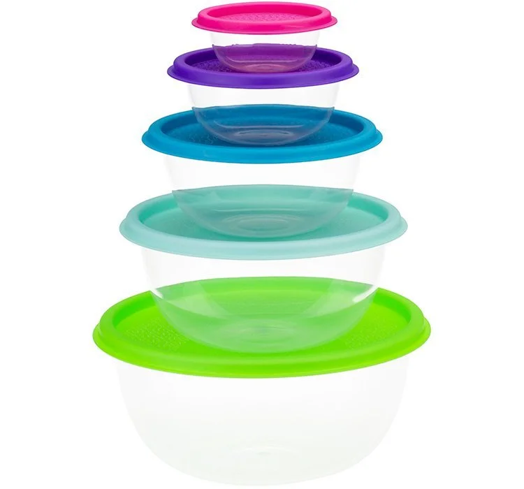 М-ПЛАСТИКА Набор мисок 5 шт. Радуга М 1308 микс