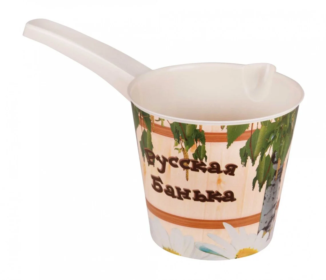 АЛЬТЕРНАТИВА Ковш 1,5 л. Русская банька М 4014