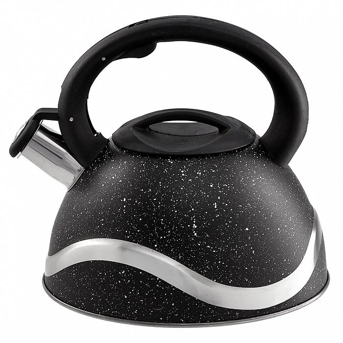 WEBBER Чайник 3,0 л. BE 0574 черный мрамор