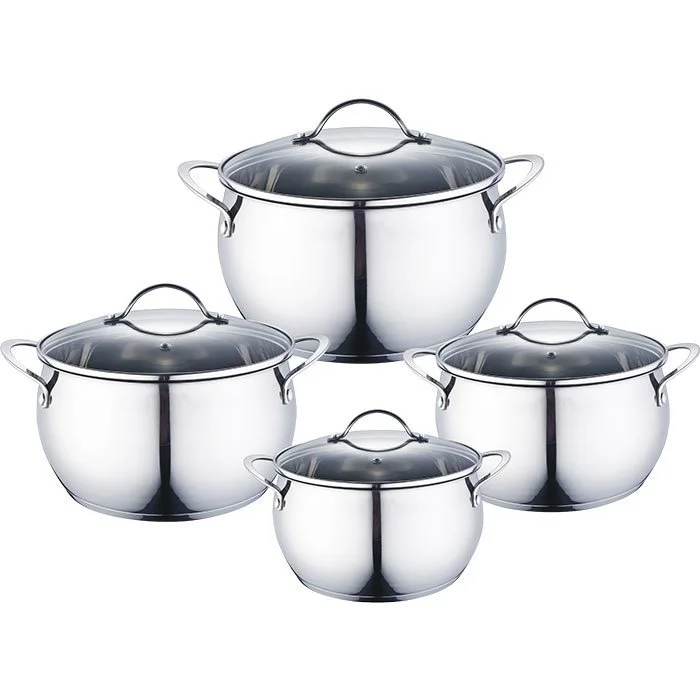 WEBBER Набор кастрюль (8пр) BE 337/8