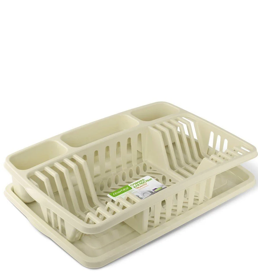 МАРТИКА Сушилка для посуды ФЛАНТО С 488 БЕЛ белый