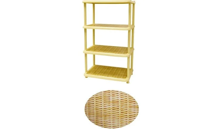 АЛЬТЕРНАТИВА Полка для обуви 4 секции ДЕКО М 2714