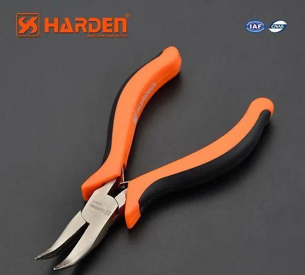 HARDEN Плоскогубцы с изогнутым носом МИНИ 4,5 560302