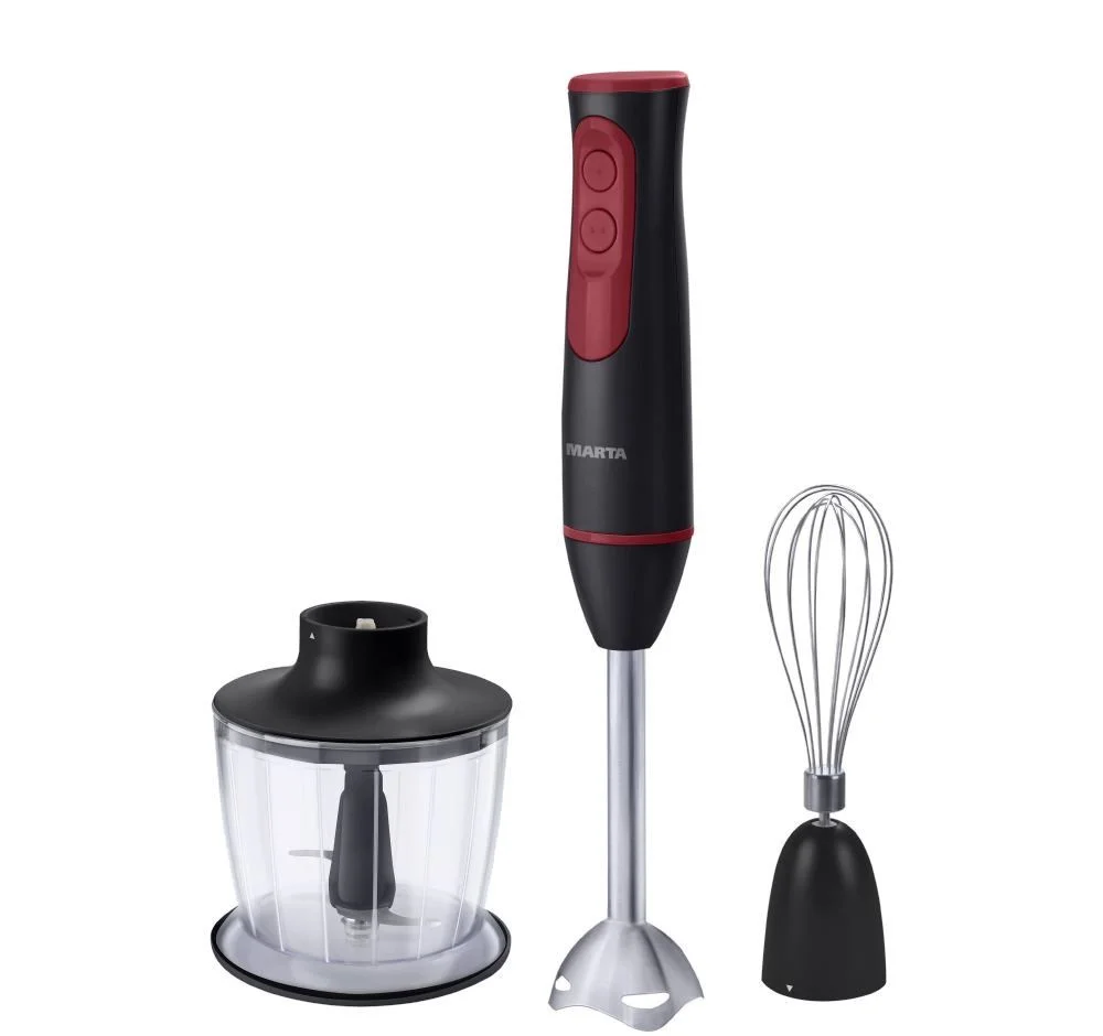 MARTA Кухонный процессор 900W MT 1559 красный гранат