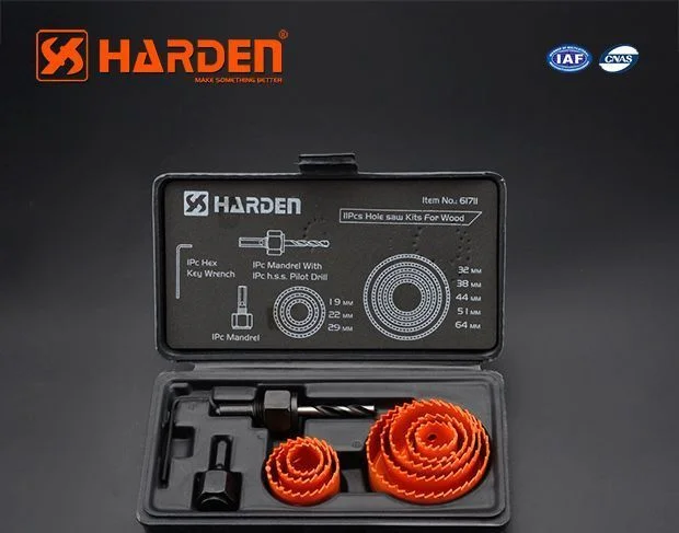 HARDEN Коронки по дереву в кейсе 11пр. 610546