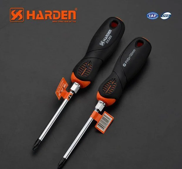 HARDEN Профессиональная усиленная крестовая отвертка PH3x150мм 550386