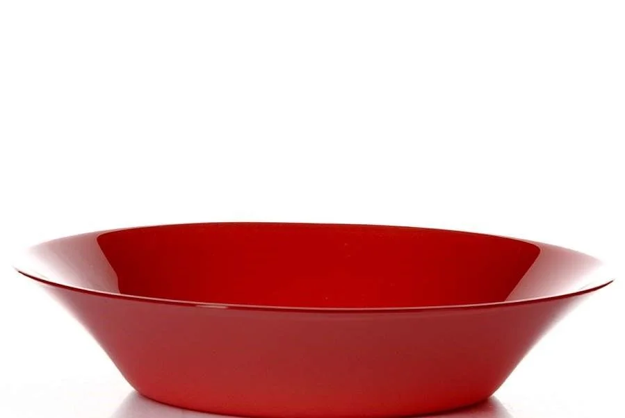 PASABAHCE Тарелка суповая 22 см.VILLAGE RED 10335 SLBD20