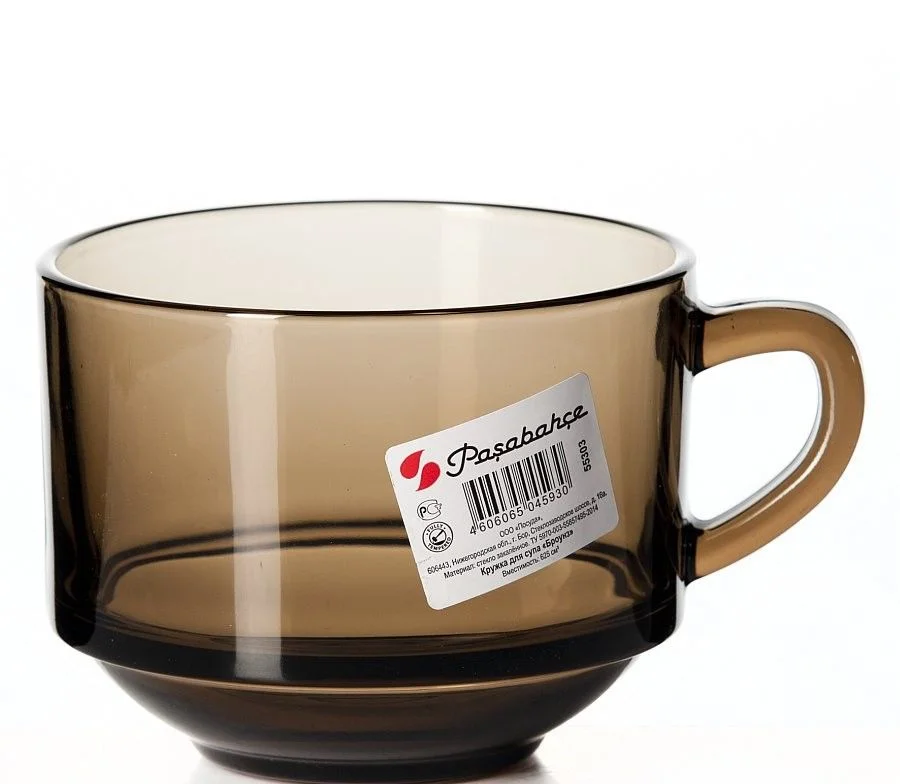 PASABAHCE Кружка для супа 630 мл. BRONZE 55303 SLBZT