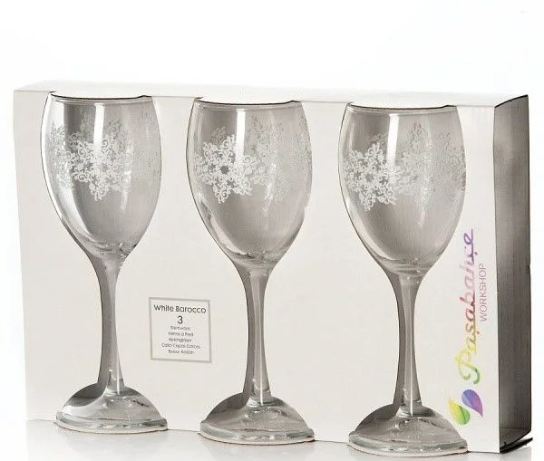 PASABAHCE Набор бокалов для вина WORKSHOP 230 мл.(3шт) 44799 B/BD