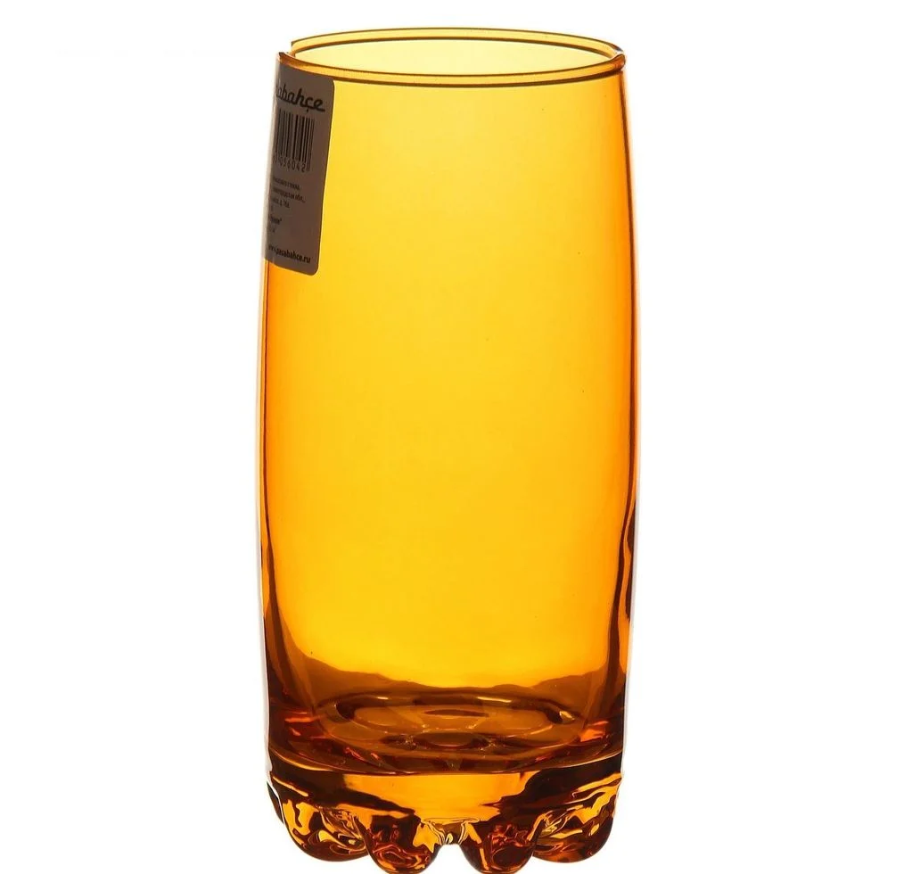 PASABAHCE Cтакан 390 мл. ENJOY ORANGE 42812 ор