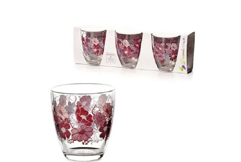 PASABAHCE Набор для напитков 3пр. RED DREAM 52645 B/D3