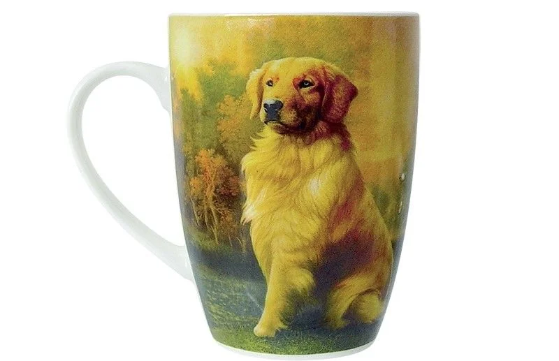 КОРАЛЛ Кружка 400 мл. Золотой ретривер B031-A06874