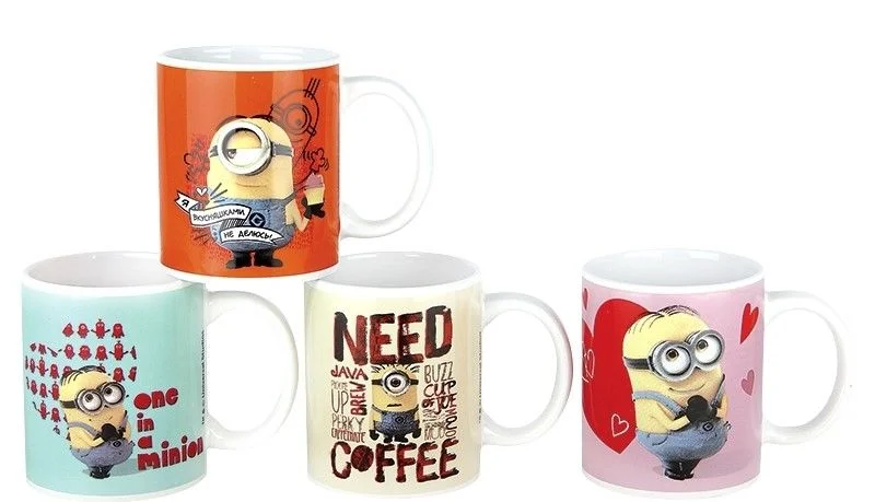 КОРАЛЛ Кружка 340 мл. Миньоны DM-4mix