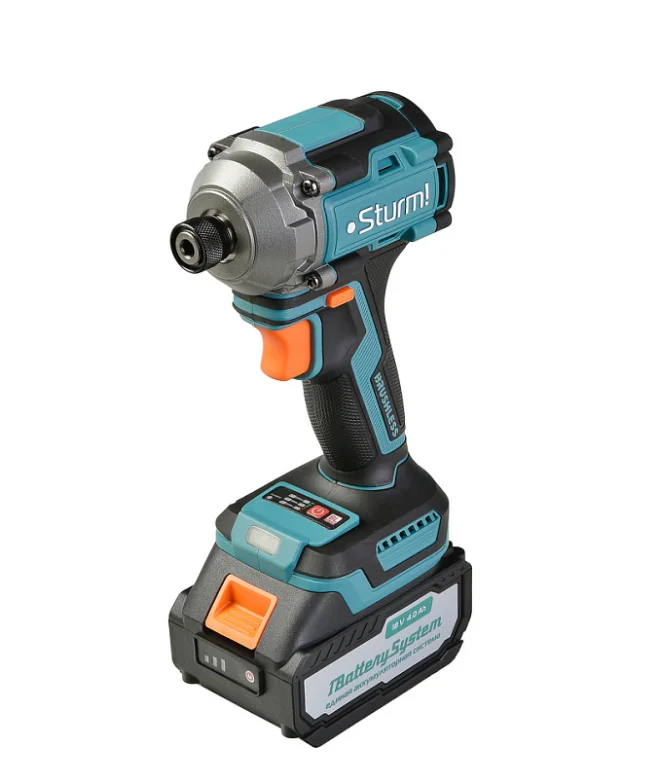 Sturm Винтоверт ударн б/щ 18В, 1BatterySystem, 250Нм, 1/4", 1x4.0Ач, кейс CD250H