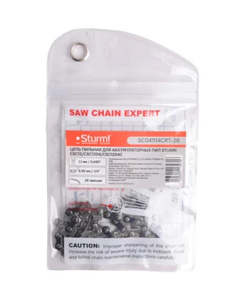 Sturm Цепь 28 звеньев, паз 1,1, шаг 1/4, для CSC12/CSC1204/CSC1204C SC041114CRT-28