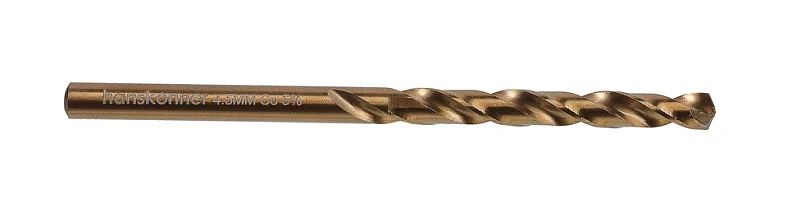 Hanskonner Сверло по металлу COBALT 4,5х80мм H1055-M045-80