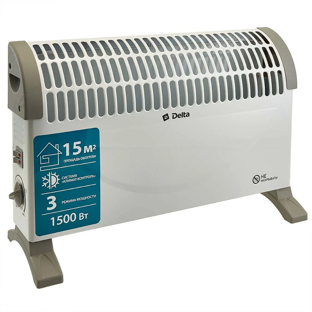 DELTA Обогреватель конвекторный электрический 1500 Вт D-3008