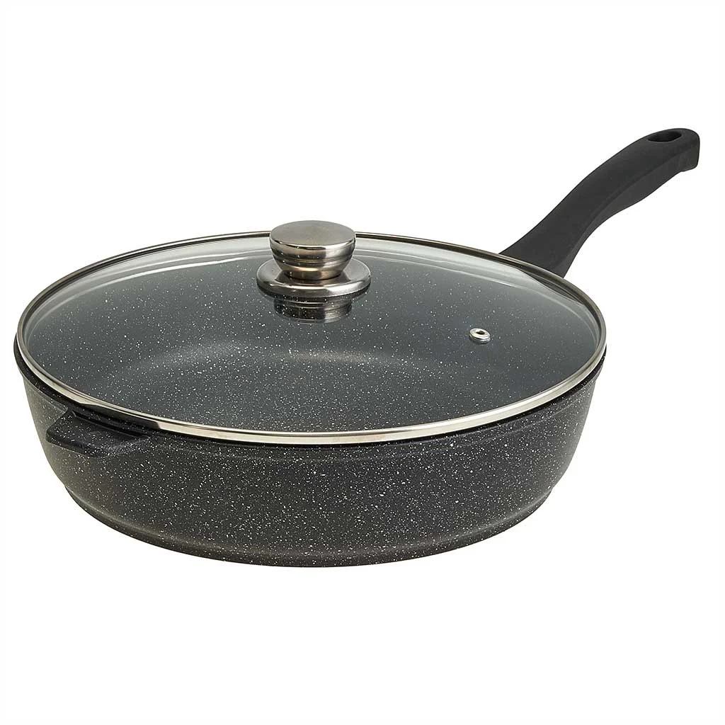 ГАРДАРИКА Сковорода 28 см с антипригарным покрытием и стеклянной крышкой 1528-04-10 МАГИЯ Орион