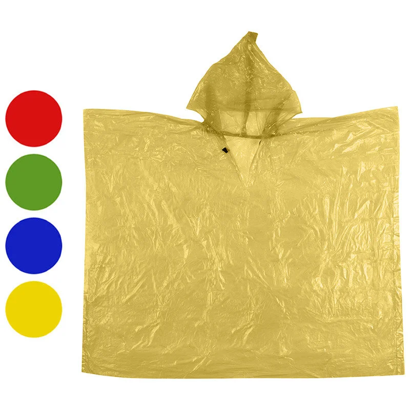 Mallony Плащ–дождевик «Пончо» эконом на липучке Ecos, ПВД 102785-SK