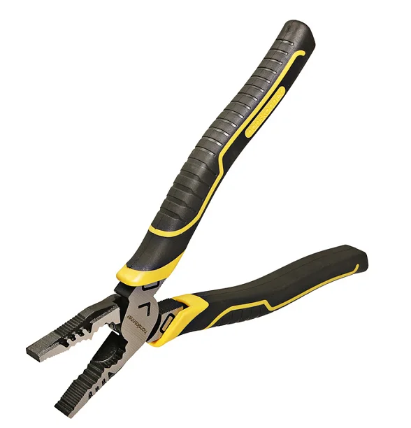 Hanskonner Пассатижи 225мм, эксц. шарнир,+30% к силе реза, TPR рукоятки, HK1020-02-1-225
