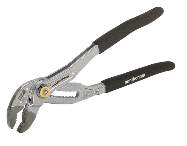 Hanskonner Клещи переставные 250мм, CrV, кнопочный шарнир, зев 50мм, HK1020-06-A250