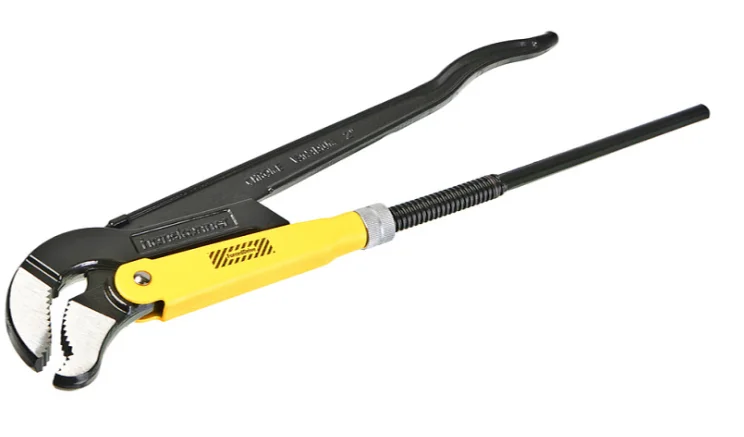 Hanskonner Ключ трубный рычажный 2", №3, 500мм,45°, CrV, закалённые губки, HK1045-04-P2