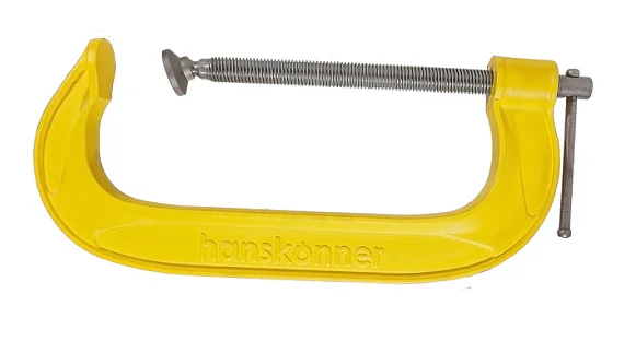 Hanskonner Струбцина G-образная, 250 мм / 10'', чугун, оксидированный винт, HK1078-01-250