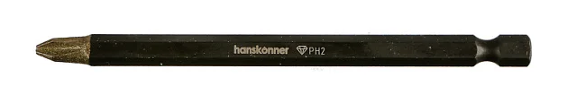 Hanskonner Бита PH2x110мм, сталь S2, Diamond, 1шт, HKPH2-110