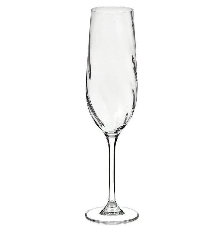 BOHEMIA Набор бокалов для шампанского CREX OPTIC, 270 мл (2 шт) 91L/1SJ86/0/00000/270-264