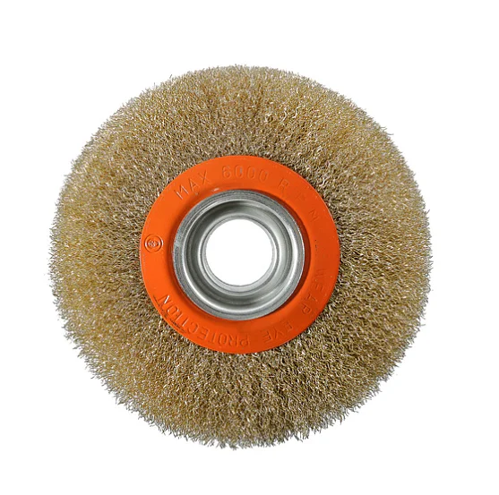 Sturm Щетка для точила 175 мм, посадка 32 мм, 5 перех.,, латун. волнист. проволока 5241302