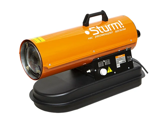 Sturm Дизельная тепловая пушка 15кВт, 350 м3/час, потребл 1.18л/ч, бак 12л DKH15