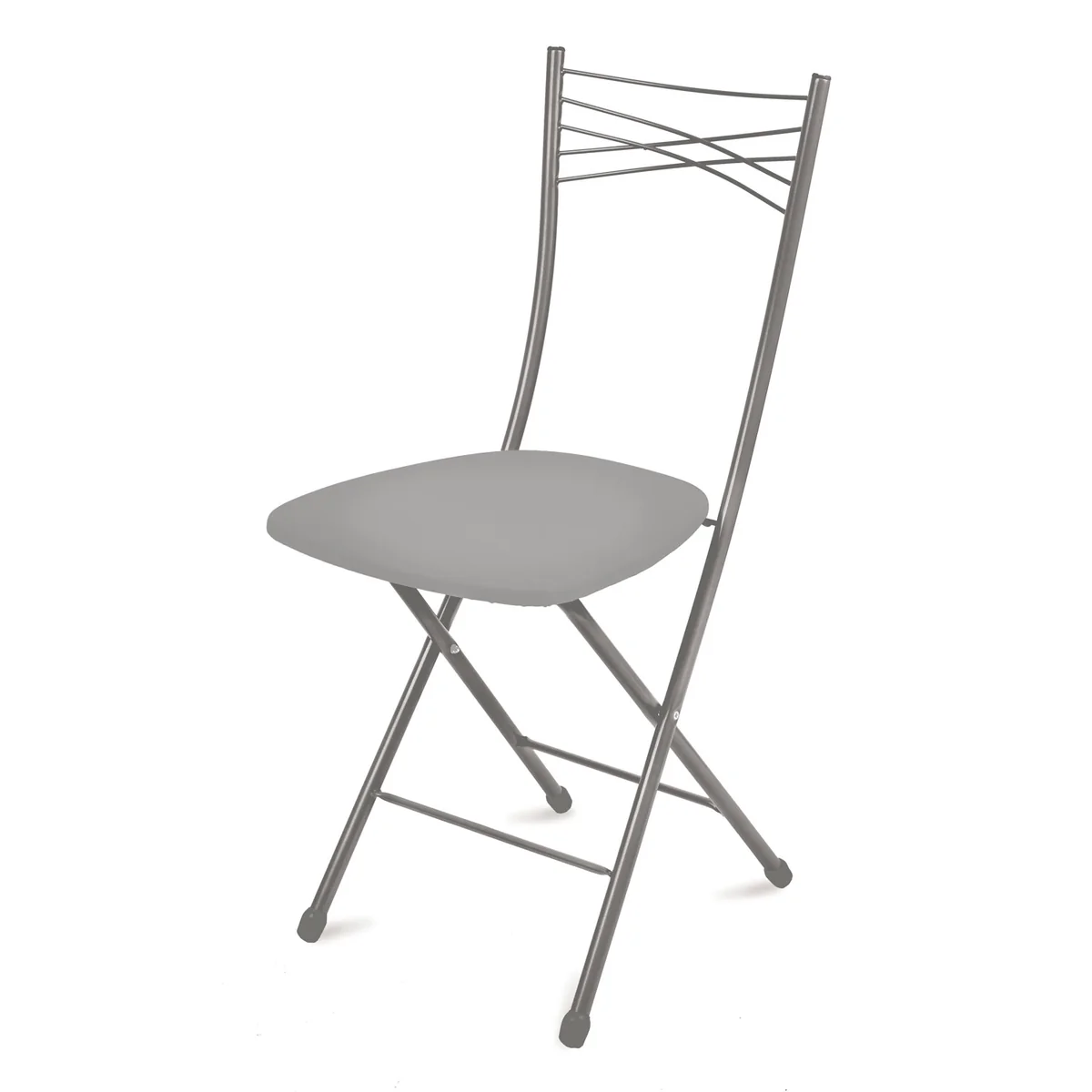 НИКА Стул складной ССН1/7 темно-серый/темно-серый