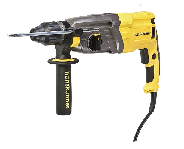 Hanskonner Перфоратор 850Вт, 28мм, 3.2Дж,0-1160об/мин,МЕТАЛЛ РЕДУКТОР,4м HRH0928MLRE
