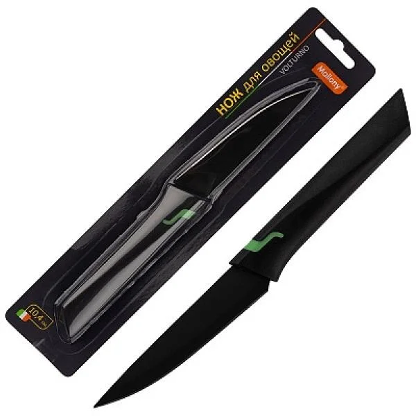 MALLONY Нож с пластиковой рукояткой VOLTURNO для овощей, 10,4 см 310893-SK