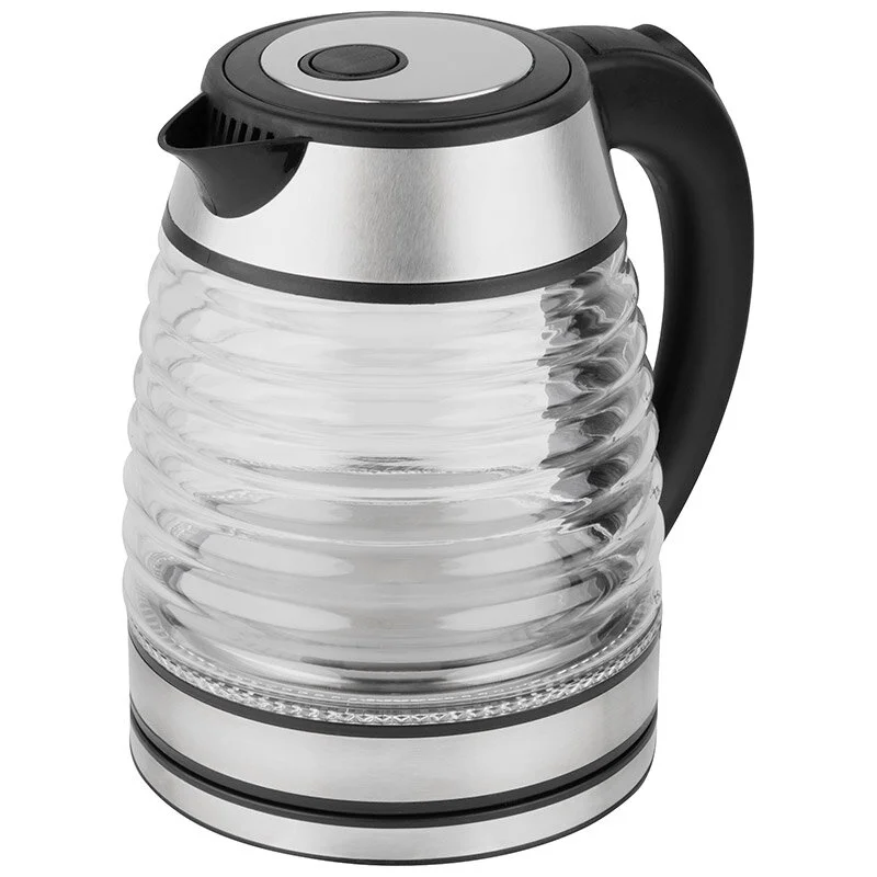 Homestar Чайник HS-1046 (1,5 л.) стекло, пластик черный 108854-SK