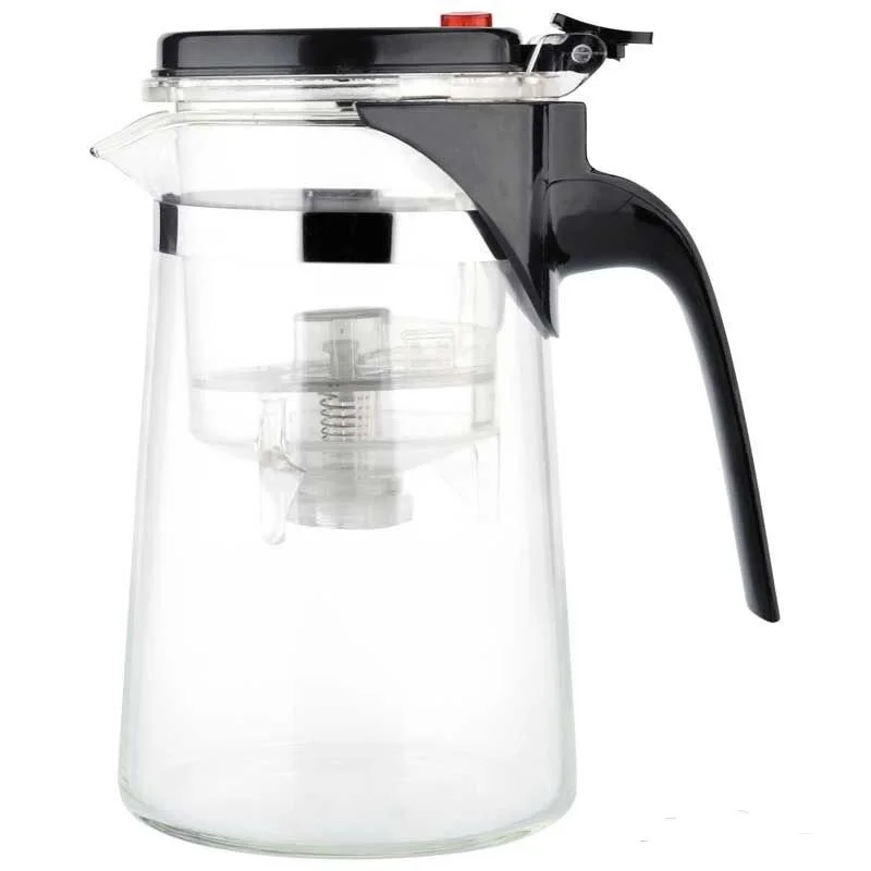 MALLONY Чайник заварочный с кнопкой серия Gung Fu, литраж - 700 мл 004533-SK