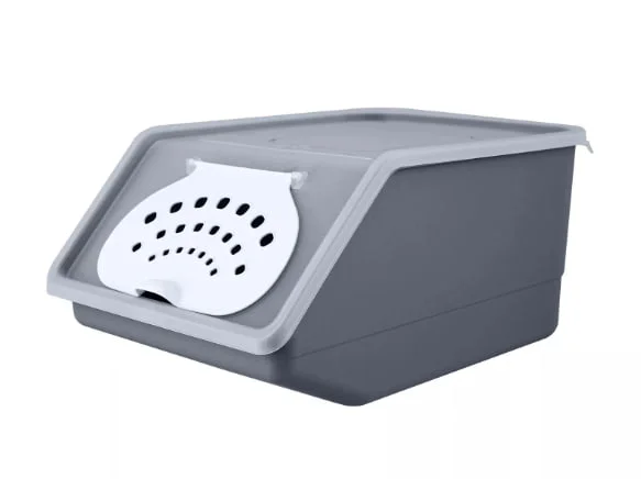 ПОЛИМЕРБЫТ Контейнер для овощей 7,6 л. 82025 серый