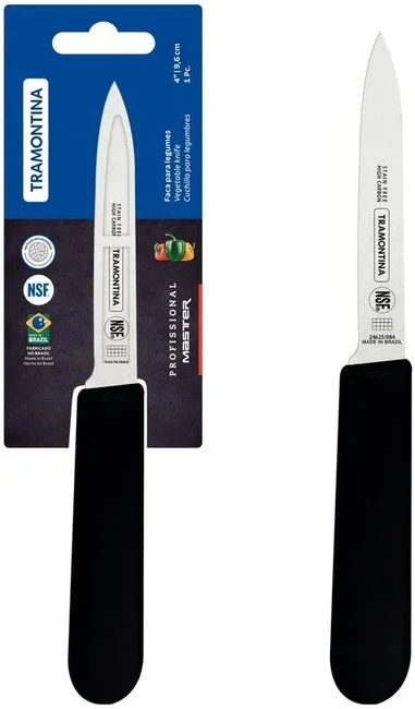 TRAMONTINA Нож для чистки овощей 10,0см Professional Master 24625/104
