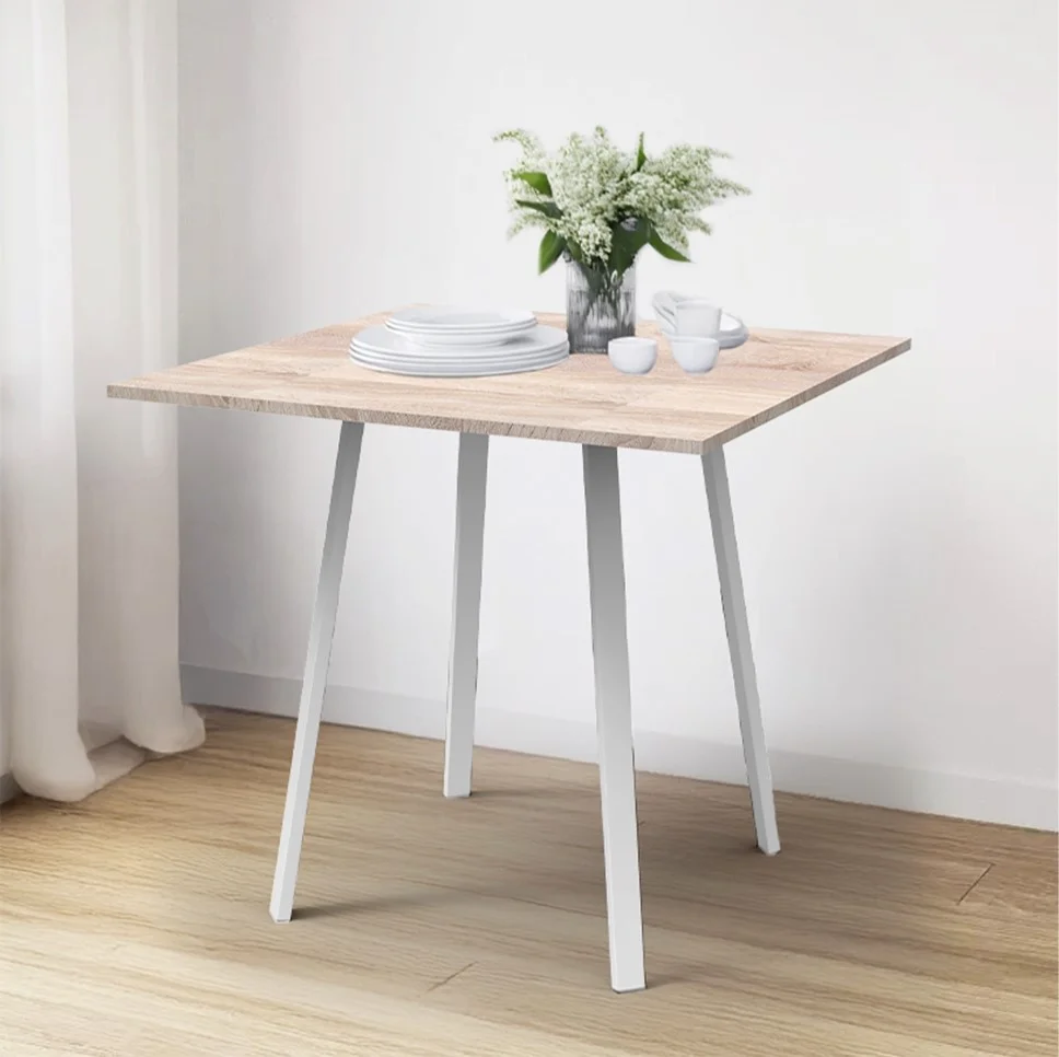 НИКА Стол кухонный обеденный СКО1/ДС дуб сонома/бежевый металлик