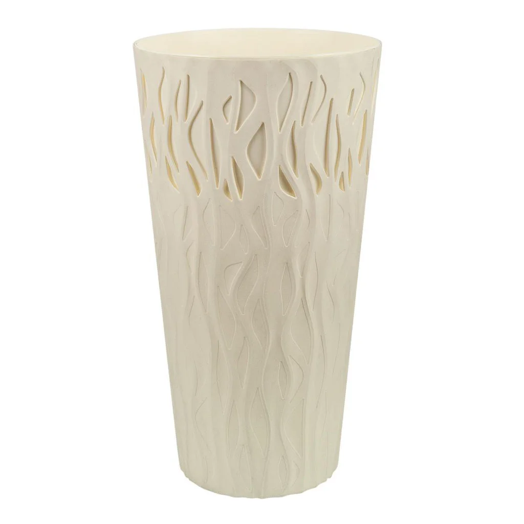 Delta Горшок для цветов InGreen Winds 340 мм, 40 л, с дренажной вставкой 18,7 л IG652210048 белоснежный жасмин