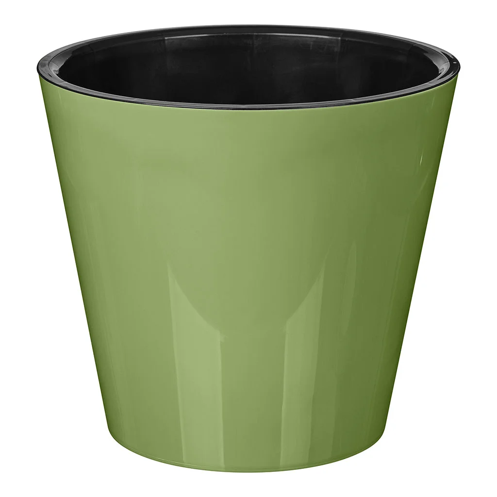 Delta Горшок для цветов "Rosemary" 200 мм, 4 л, с дренажной вставкой (зеленый) 221600118/01